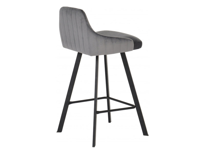 Viviene Velvet Bar Stool (Set of 2)