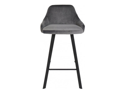 Viviene Velvet Bar Stool (Set of 2)