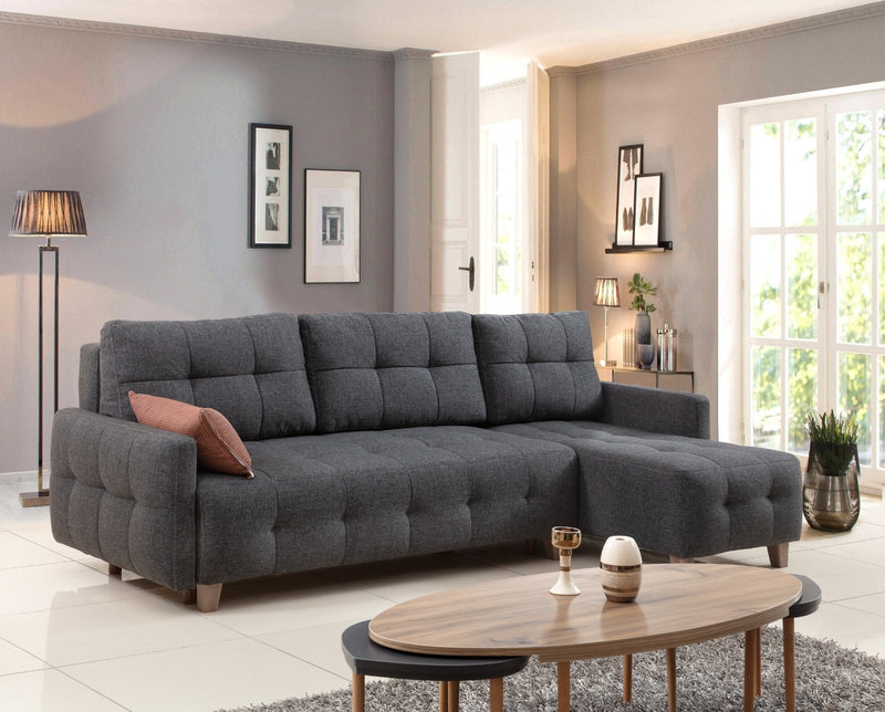 Cassa 94.5" Wide Convertible Square Arm Sectional
